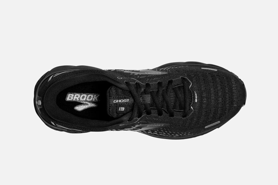 Brooks Israel Ghost 13 Road Running Shoes Mens - Black - PXF-973841